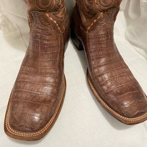 LUCCHESE Cowboy Boots, Cayman SZ 12D